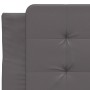 Letto con Materasso Grigio 90x190 cm in Similpelle