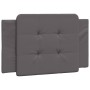 Letto Materasso Grigio 100x200 cm in Similpelle