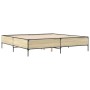 Giroletto Rovere Sonoma 180x200 cm in Legno Multistrato Metallo