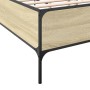 Giroletto Rovere Sonoma 180x200 cm in Legno Multistrato Metallo