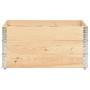 Collari per Pallet 3 pz 80x120 cm in Legno Massello di Pino