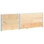 Collari per Pallet 3 pz 80x120 cm in Legno Massello di Pino