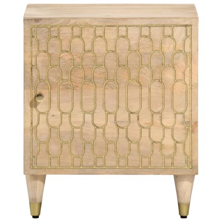 Comodini 2pz 40x33x46 cm in Legno Massello di Mango