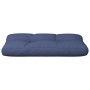 Cuscino per Pallet Blu Marino 80x40x12 cm in Tessuto