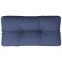 Cuscino per Pallet Blu Marino 80x40x12 cm in Tessuto