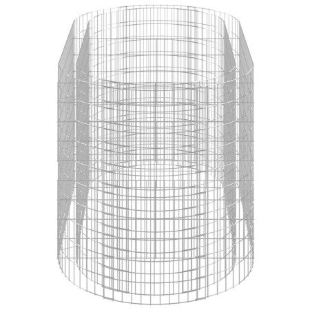 Gabbione con Letto Rialzato in Ferro Zincato 200x100x100 cm