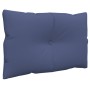 Set Cuscini per Pallet Blu Marino 60x38x13 cm in Tessuto