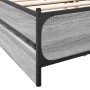 Giroletto Cassetti Grigio Sonoma 140x200 cm Legno Multistrato