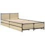 Giroletto Cassetti Rovere Sonoma 100x200 cm Legno Multistrato