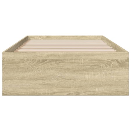 Giroletto Cassetti Rovere Sonoma 90x190 cm Legno Multistrato