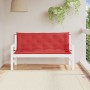 Cuscini per Panca 2 pz Rossi 150x50x7 cm in Tessuto Oxford