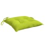 Cuscini per Sedia 6 pz Verde Intenso 40x40x7 cm Tessuto Oxford