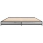 Giroletto Grigio Sonoma 140x200 cm in Legno Multistrato Metallo