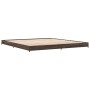 Giroletto Rovere Marrone 160x200cm in Legno Multistrato Metallo
