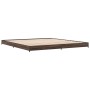 Giroletto Rovere Marrone 160x200cm in Legno Multistrato Metallo