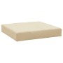 Cuscino per Pallet Beige 60x60x8 cm in Tessuto Oxford