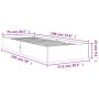 Giroletto Marrone Cera 75x190 cm in Legno Massello di Pino