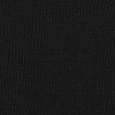 Giroletto con Testiera Nero 120x190 cm in Tessuto