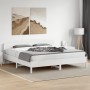 Giroletto con Testiera Bianco 180x200 cm Massello Pino