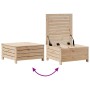 Set Divani da Giardino 4 pz con Cuscini Legno Massello di Pino