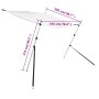 Estensione Tendalino a T Bianco 174x205x(115-194) cm