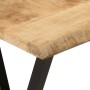 Tavolo Consolle Bordi Vivi 105x33x76 cm Legno Massello di Mango