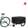 Rimorchio da Bici Nero 45 kg in Ferro
