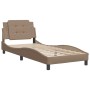 Giroletto con Testiera Cappuccino 100x200 cm in Similpelle