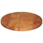 Piano Tavolo 110x40x2,5 cm Ovale in Legno Massello di Acacia