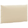 Cuscini per Pallet 2 pz Beige in Tessuto Oxford