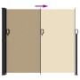 Tenda da Sole Laterale Retrattile Beige 180x600 cm