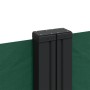 Tenda da Sole Laterale Retrattile Verde Scuro 200x600 cm