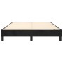 Giroletto a Molle Nero 140x190 cm in Tessuto