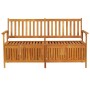 Cassapanca 148 cm in Legno Massello di Acacia