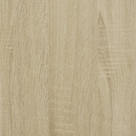 Giroletto Rovere Sonoma 90x200 cm Legno Multistrato e Metallo