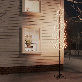 Albero di Ciliegio con 368 LED Bianco Caldo 300 cm