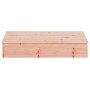 Sabbiera con Copertura 111x111x19,5 cm Legno Massello Douglas