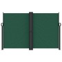 Tenda da Sole Laterale Retrattile Verde Scuro 160x1200 cm