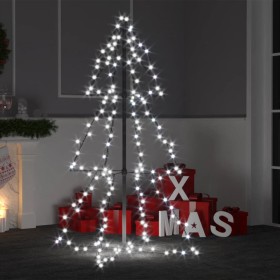 Albero di Natale a Cono 160 LED per Interni Esterni 78x120 cm