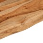 Piano Tavolo 160x40x2,5 cm Rettangolare Legno Acacia Bordi Vivi