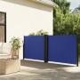 Tenda da Sole Laterale Retrattile Blu 120x1000 cm