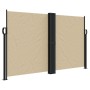 Tenda da Sole Laterale Retrattile Beige 140x1000 cm