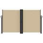 Tenda da Sole Laterale Retrattile Beige 140x1000 cm