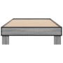 Giroletto Grigio Sonoma 100x200 cm Legno Multistrato e Metallo