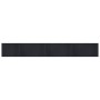 Tappeto Rettangolare Nero 70x500 cm in Bambù