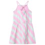 Abito da Bambina con Coulisse Senza Maniche Rosa 116