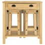 Set da Bar 3 pz in Legno Massello di Pino