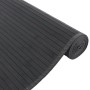 Tappeto Rettangolare Grigio 80x200 cm in Bambù