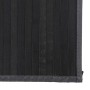 Tappeto Rettangolare Grigio 80x200 cm in Bambù