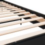 Giroletto Nero 90x190 cm in Legno Multistrato e Metallo